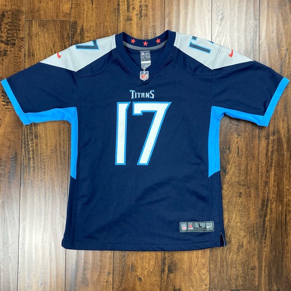 TENNESSEE TITANS Ryan Tannehill Jersey #17 NIKE On Field Size Youth Large 14/16 - Picture 1 of 9